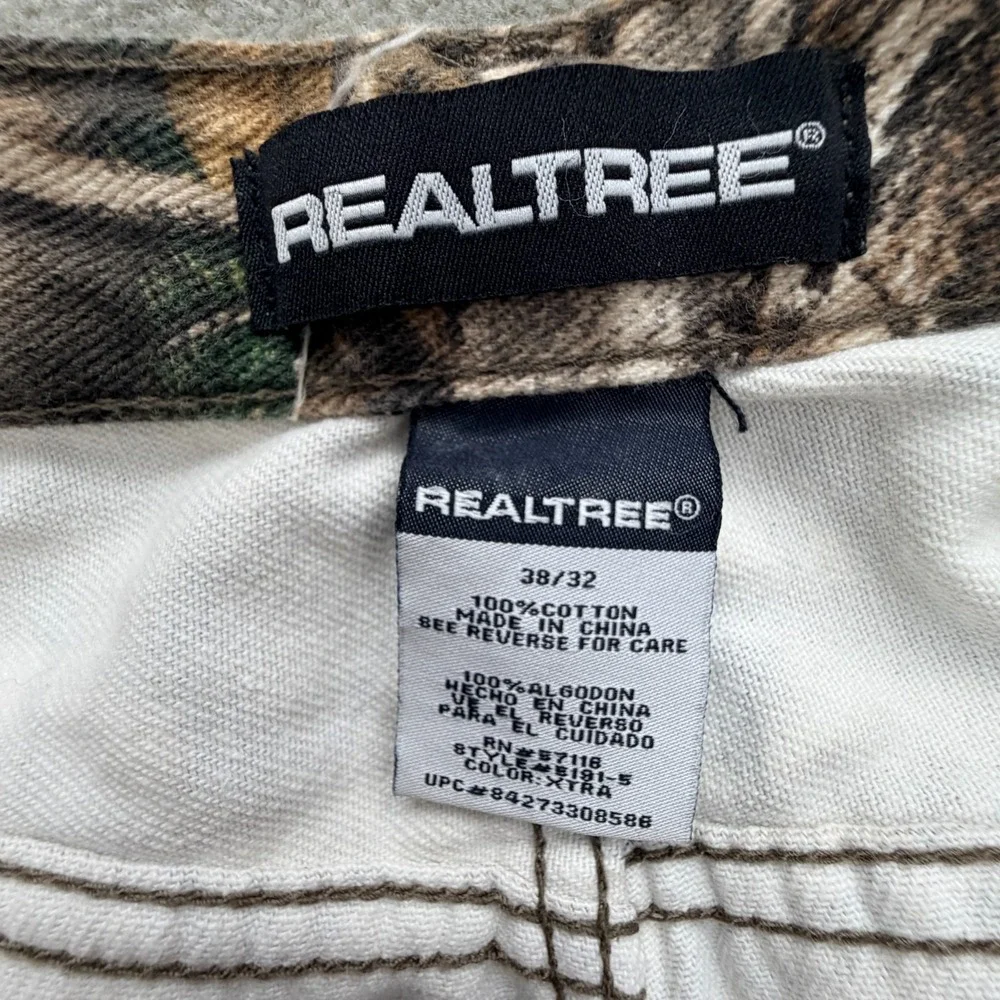 RealTree Camouflage Jeans Mens 38x32 (Actual 38x31)‎ Lined Hunting Style# 5191-5